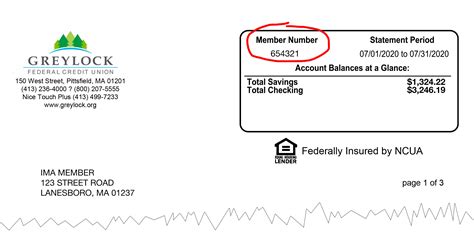 routing number greylock federal credit union